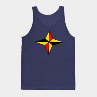 Tri Colour Star Tank Top